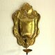 Bougeoir mural en laiton - Vintage