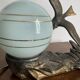 Art Deco night light circa 1930 swallow/seagull