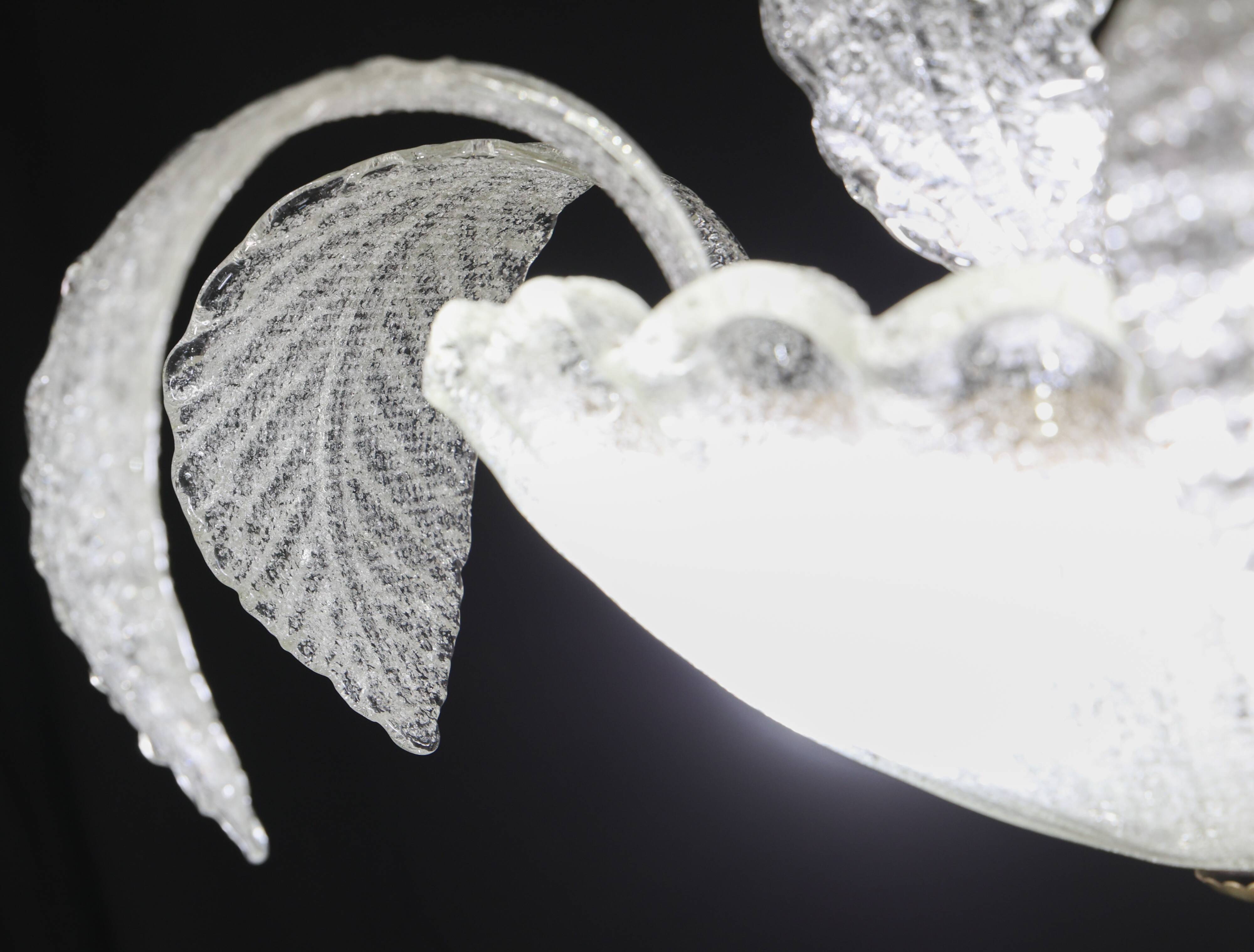 Lustre Art Déco élégant Barovier e Toso, Murano