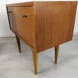 Pair of Scandinavian teak bedside tables