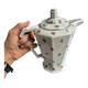 Limoges porcelain coffee pot B&D Roses & silver trim