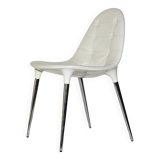 Chaise Caprice en cuir blanc Philippe Starck pour Cassina