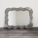 Specchio Da Parete Brutalist Borchiato In Metallo Anni 60 Design Moder