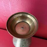 Vase en laiton indien gravé