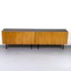Minimalist Mid-Century Walnut Sideboard, 1960s