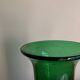 Vase médicis XXL mid-century en verre d'Empoli  travail italien 1960