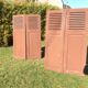 Pair of old wooden shutters