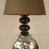 Lamp in aluminium and glass Murano, early 21st century