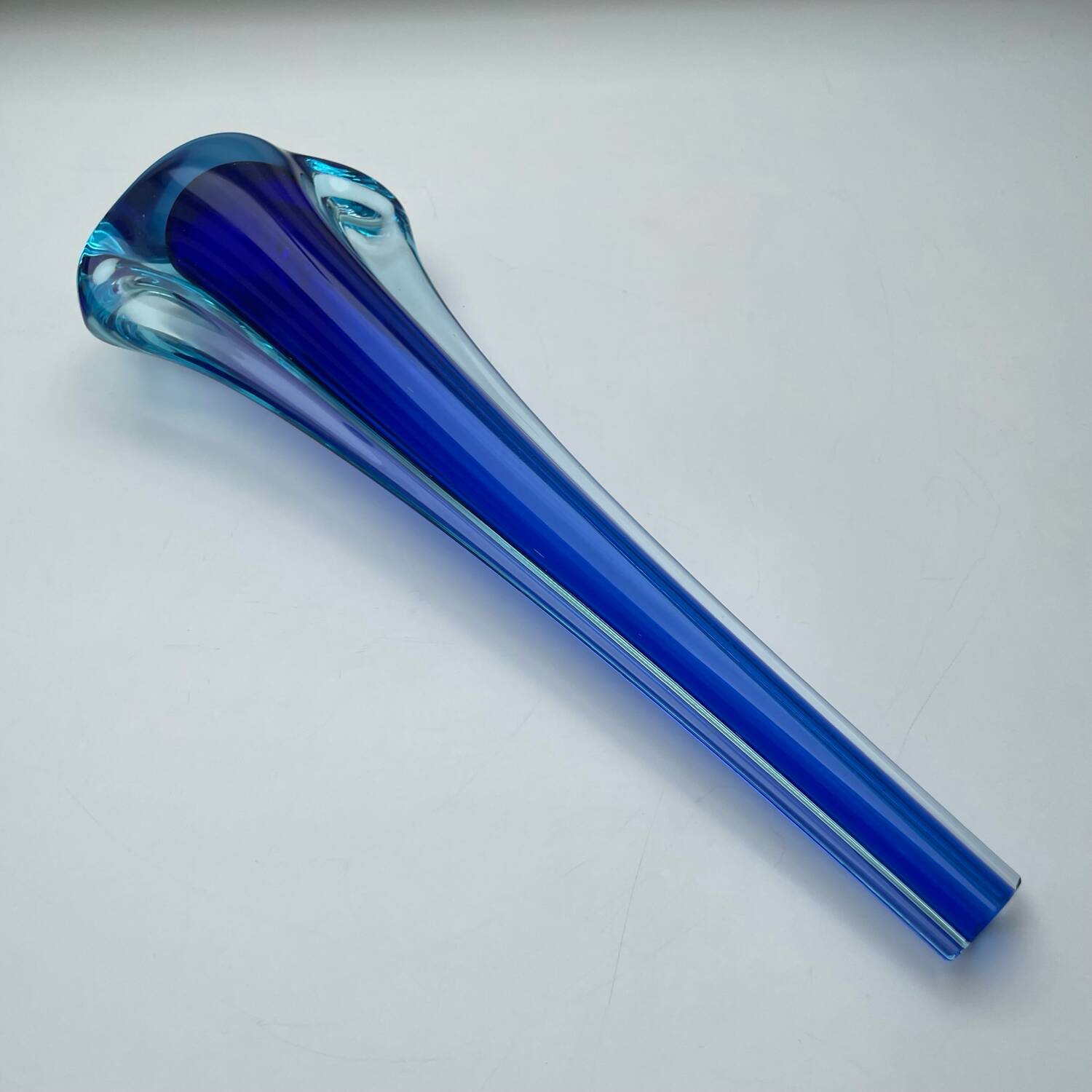 Solifleur vase Sommerso Murano Italy