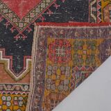 Red & Orange Turkish Wool Rug sku 2493