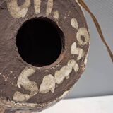 Danish ceramic table lamp from Samsø ceramics 1970-80s