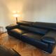 Canapés Roche Bobois cuir noir – 3/4 places + 2 places