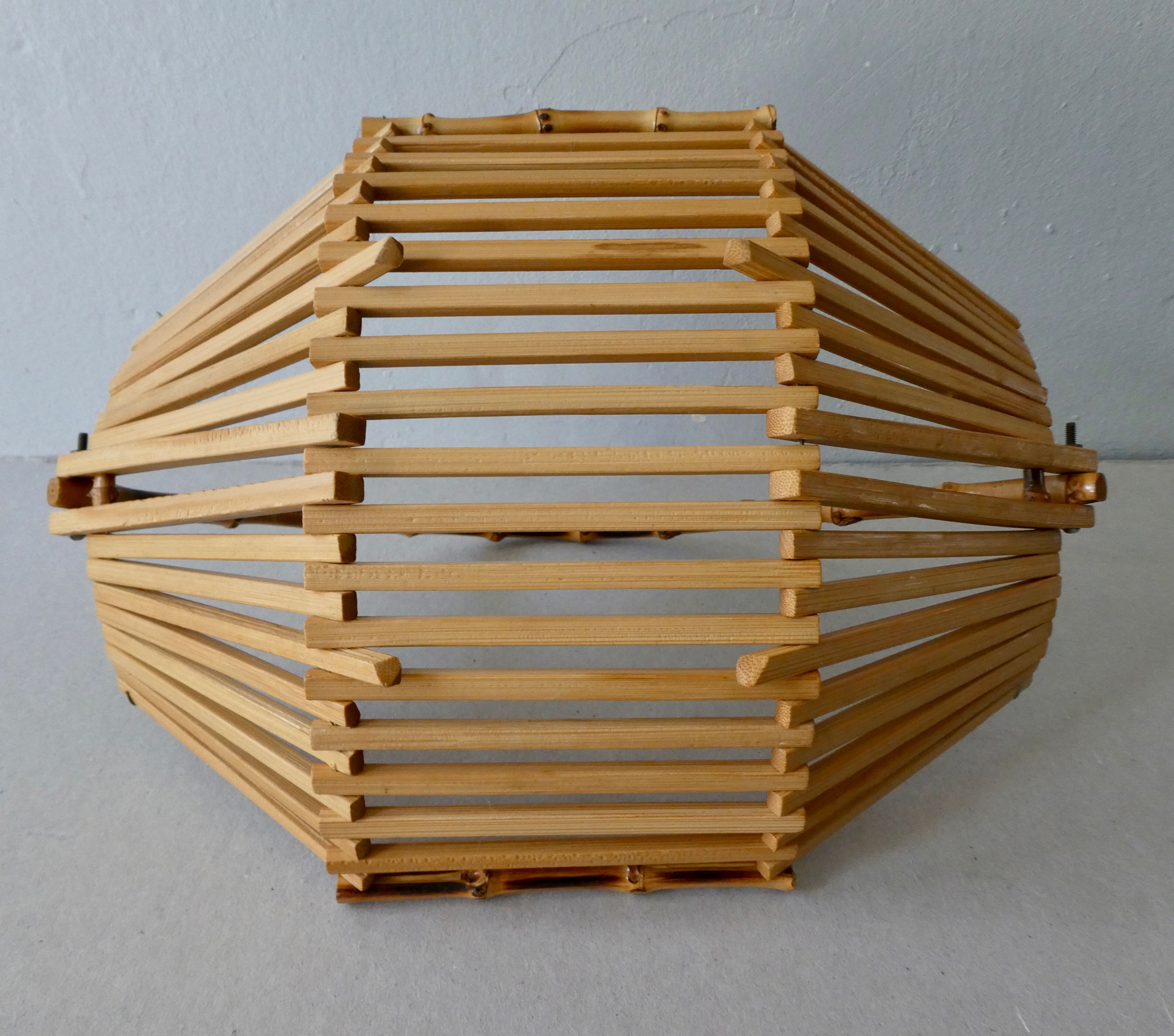 Bamboo basket, 70s