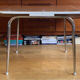 Formica table with extension cords