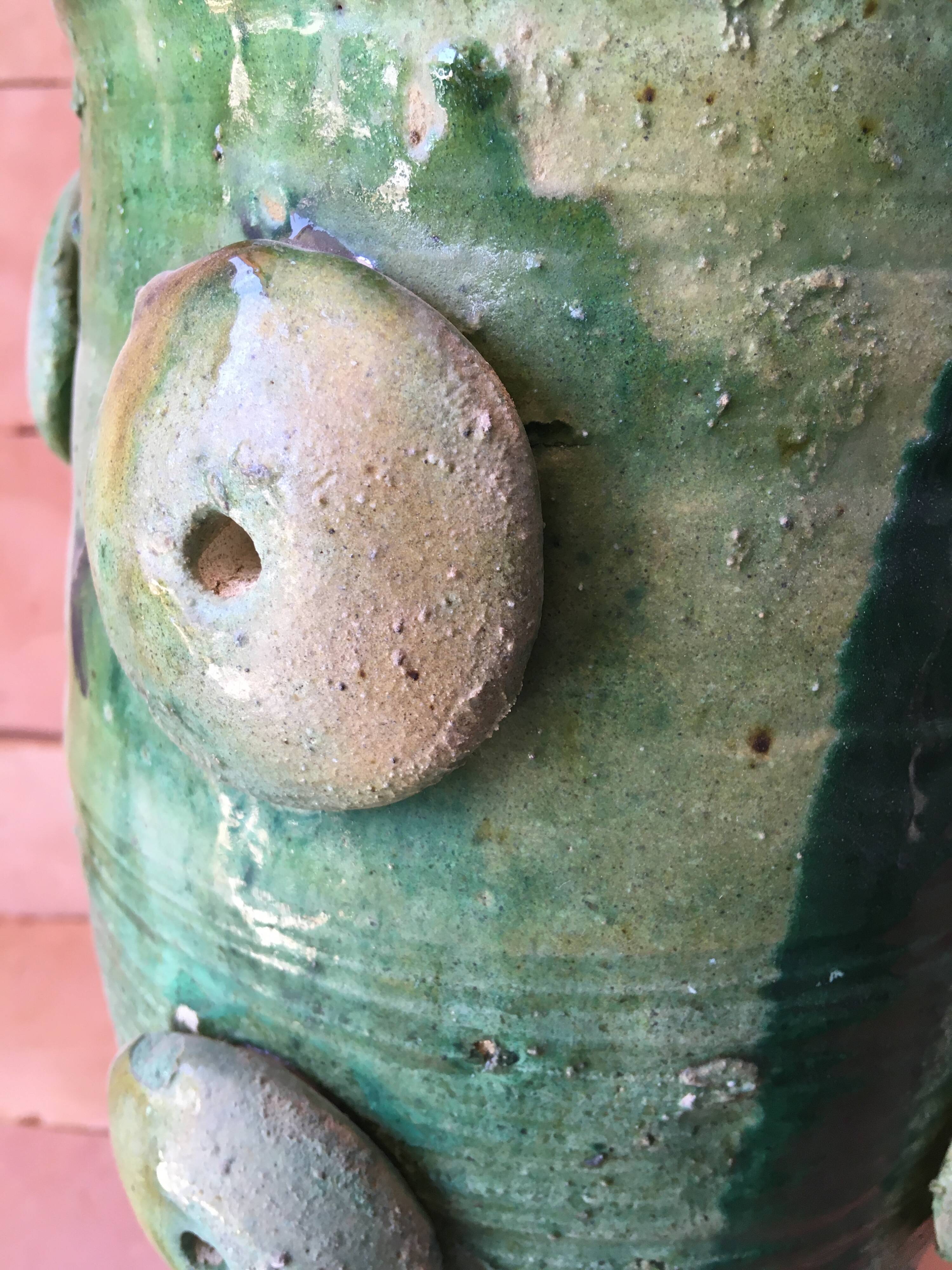 Tamegroute pottery in glazed terracotta