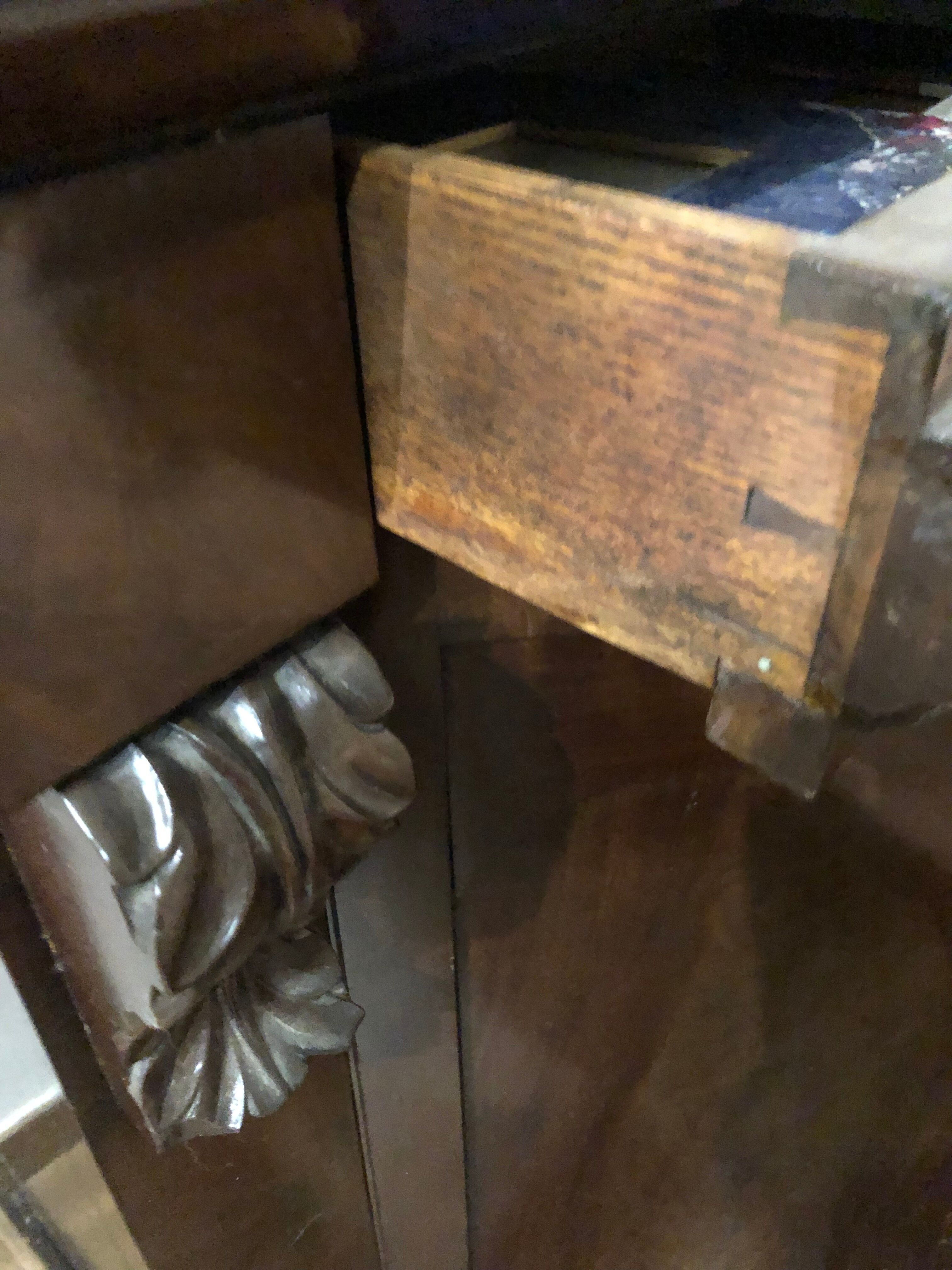 Two-door cabinet with drawer