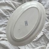 Oval ironstone dish “Hazelnuts” U&C Sarreguemines