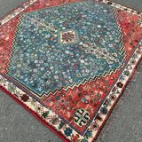Handmade square Persian rug