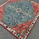 Handmade square Persian rug