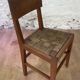 Set of 6 wooden and braided rope chairs