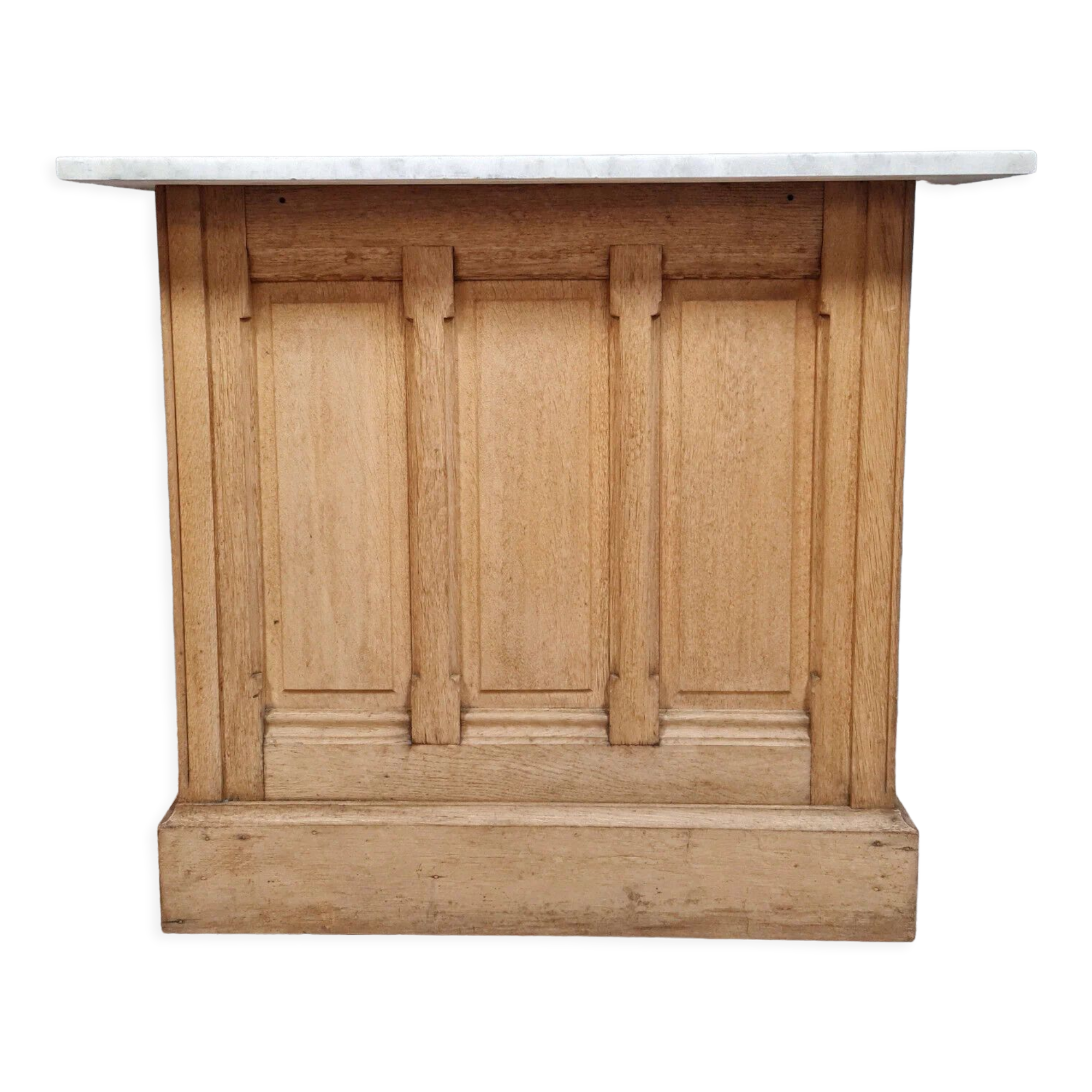 Wooden service counter stripped around 1900