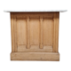 Wooden service counter stripped around 1900