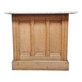 Wooden service counter stripped around 1900