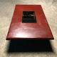 Table basse de Jean Claude mahey, laque, 1970, design vintage