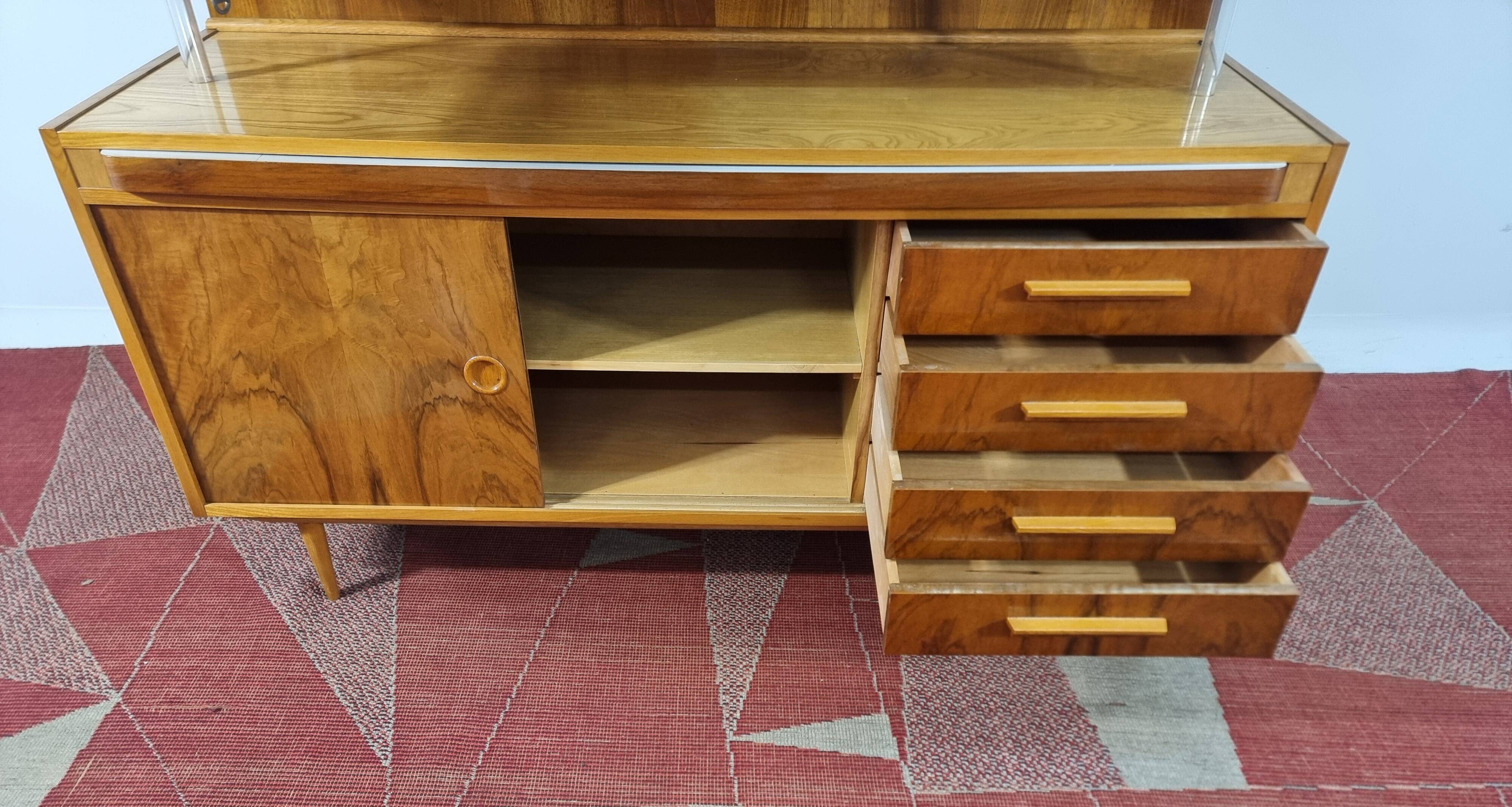 Vintage sideboard and desk, 1970s