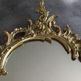 Miroir in bronze gilded style rocaille 68 x 42 cm