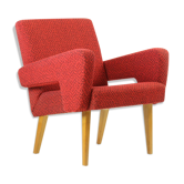 Red Midcentury Armchair by Jitona, Czechoslovakia 1960s