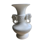Elephant stucco vase