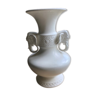 Vase stuc éléphants