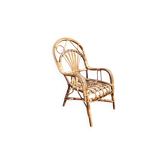Rattan children's armchair