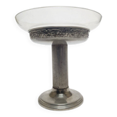 Art Nouveau bowl on stand, former Czechoslovakia, 1900s
