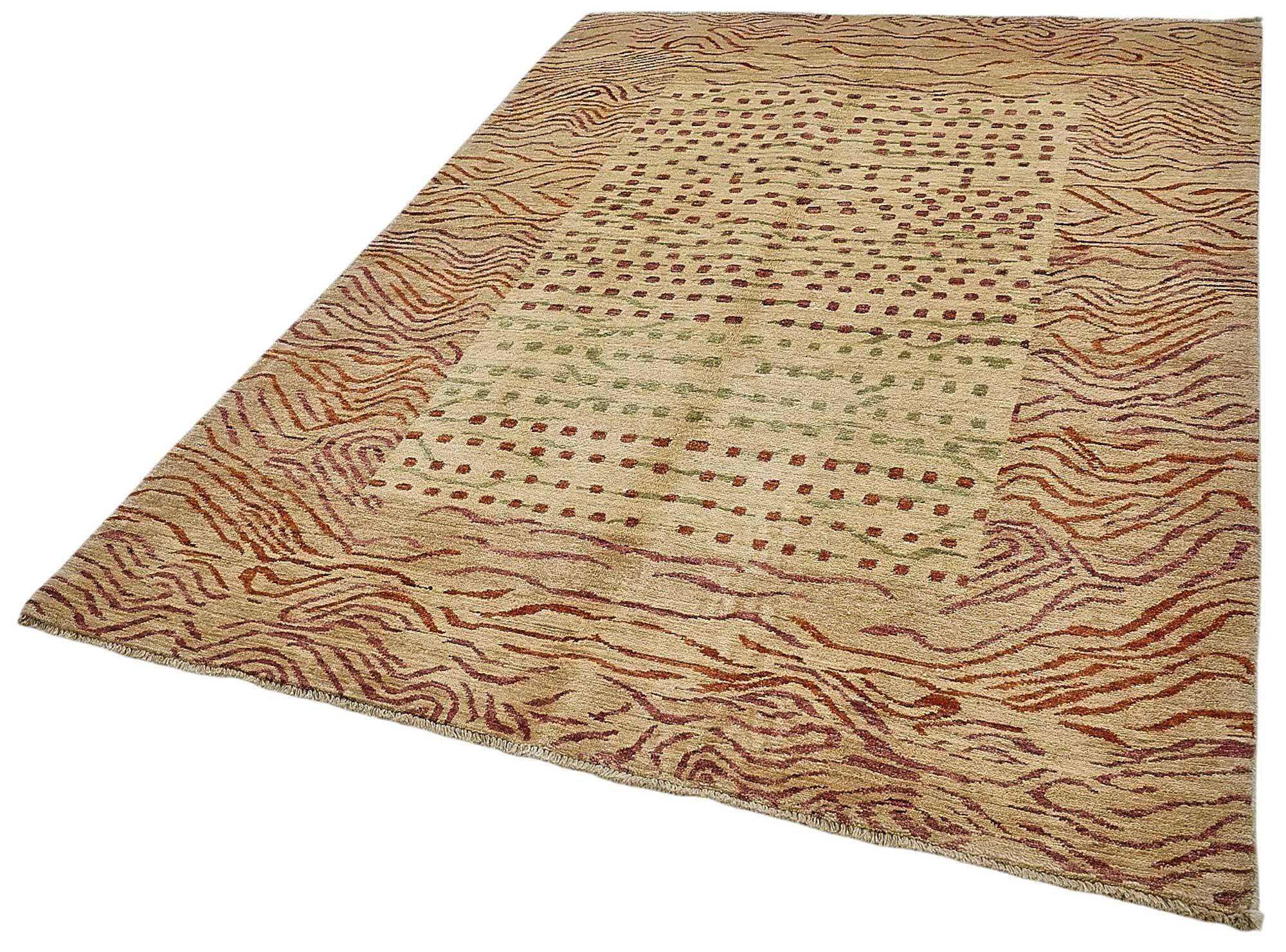 Tapis Oushak en laine noué à la main, 165 cm x 231 cm