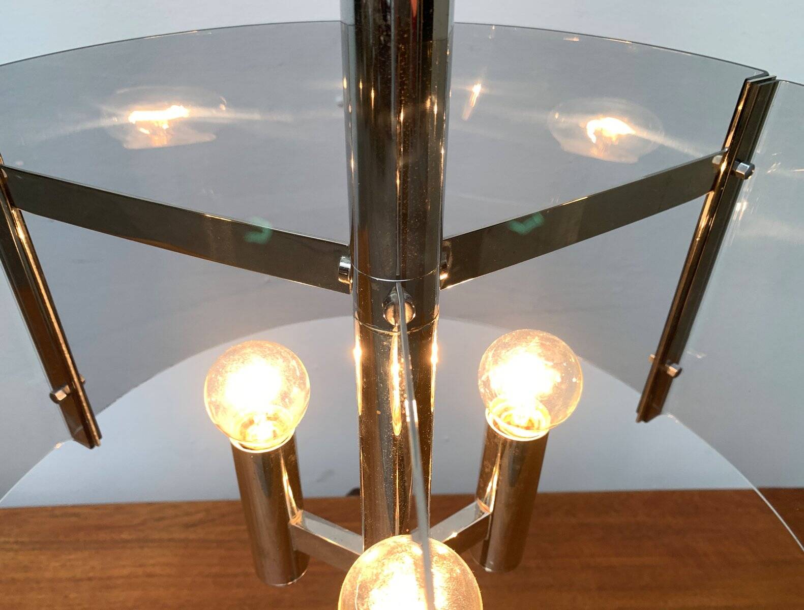 Lampes de table Space Age du milieu du siècle, années 1970, lot de 2