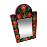 Bohemian mirror in painted wood