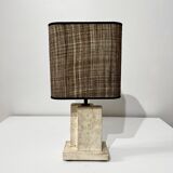 Desk Lamp, Travertine, 1970s