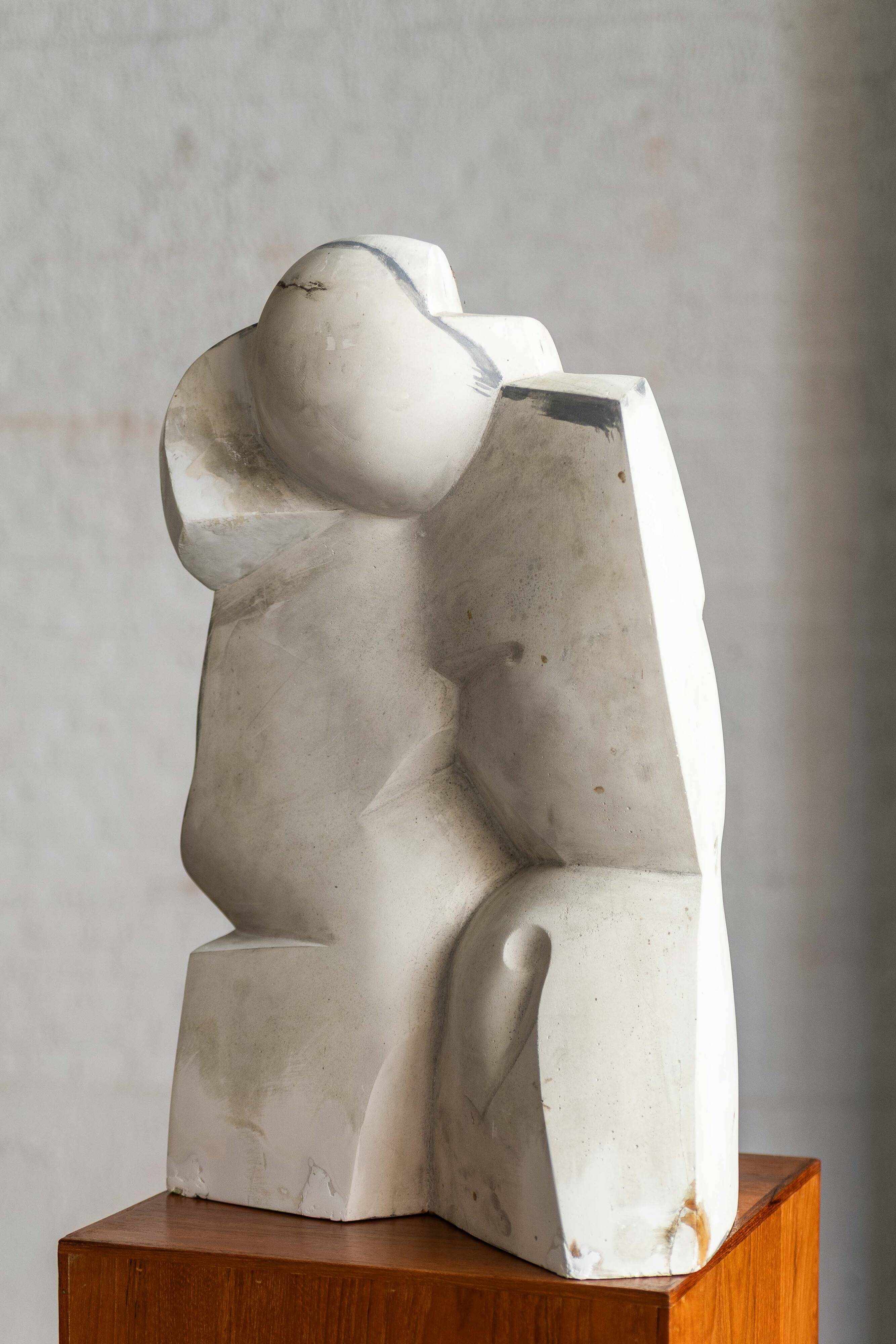 Sculpture 'Then and now' by Pol Spilliaert, Belgium, 2001-2003