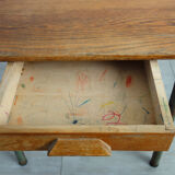 Vintage school desk Leo Wiart