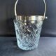 Ice Bucket – Cut Crystal and Silver Metal