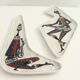 Pair of free-form dishes from Sesto di Fiamma, Italy, 1950s