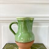 Pitcher jug in glazed terracotta
