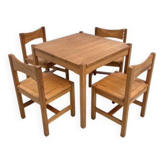 Pine table and “hongisto” chairs Ilmari Tapiovaara