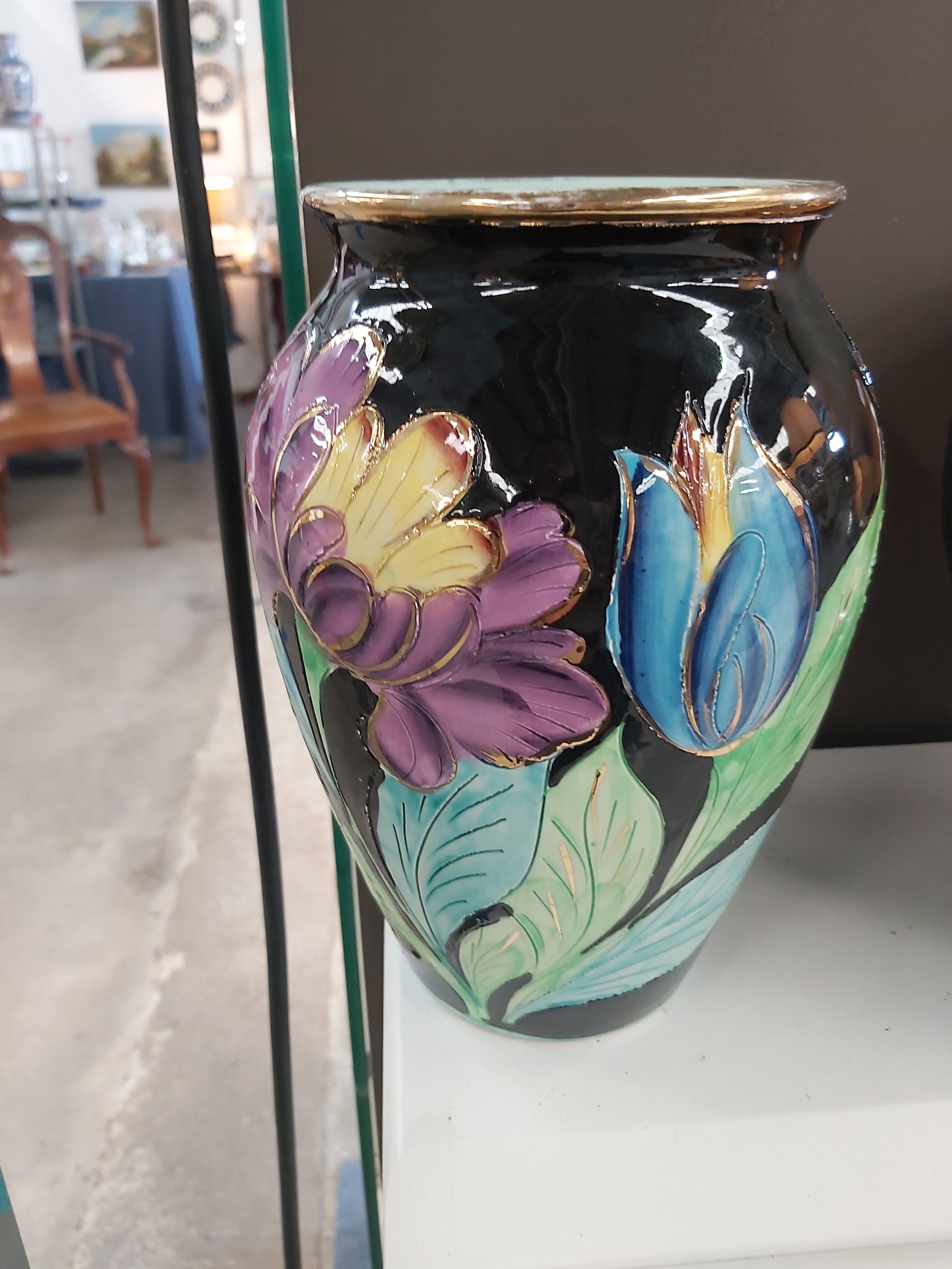 Vase signed Vallauris