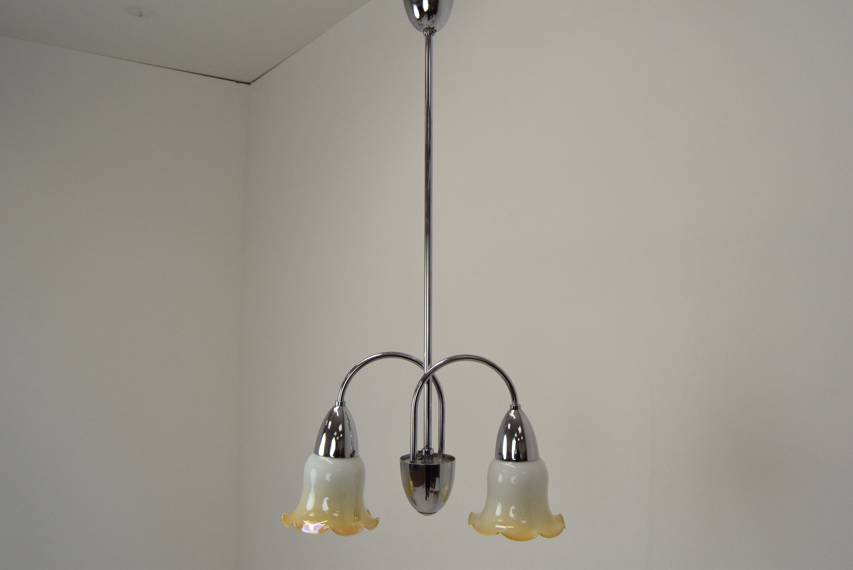 Mid-century Chandelier/Instala Decin,1960's