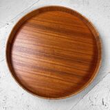 Mid-century wooden bar trolley