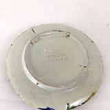 Naturalistic plate Spider earthenware of Caldas