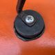Fauteuil Eames DAR orange, base Eiffel originale, Herman Miller, 1960